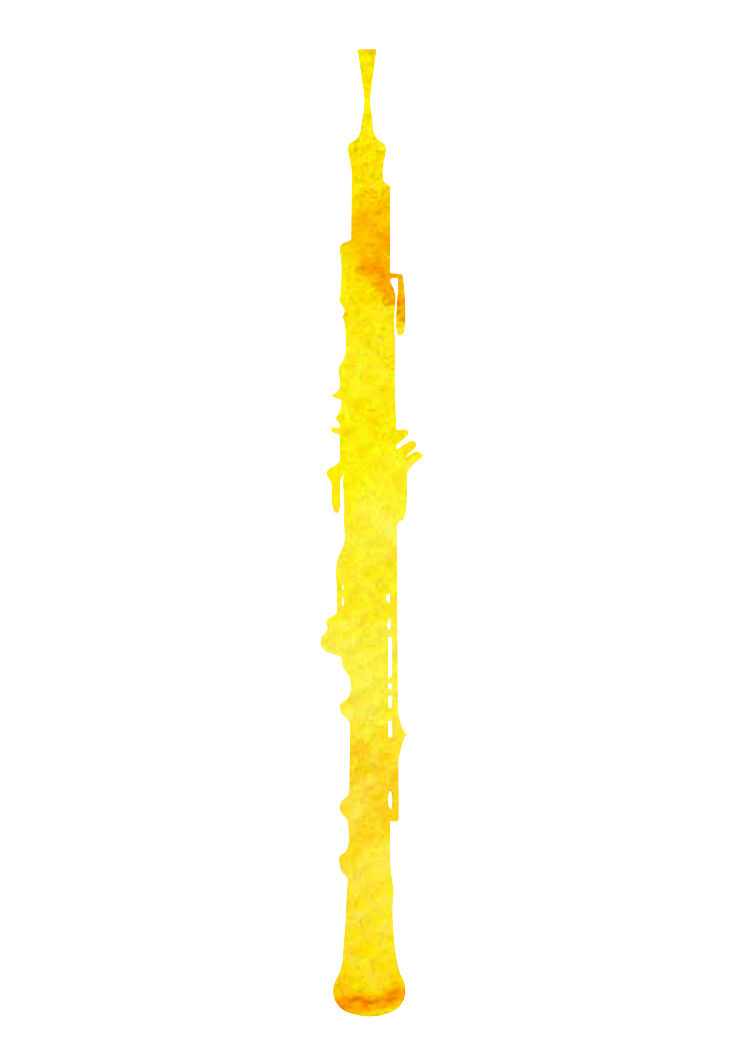 Oboe silueta