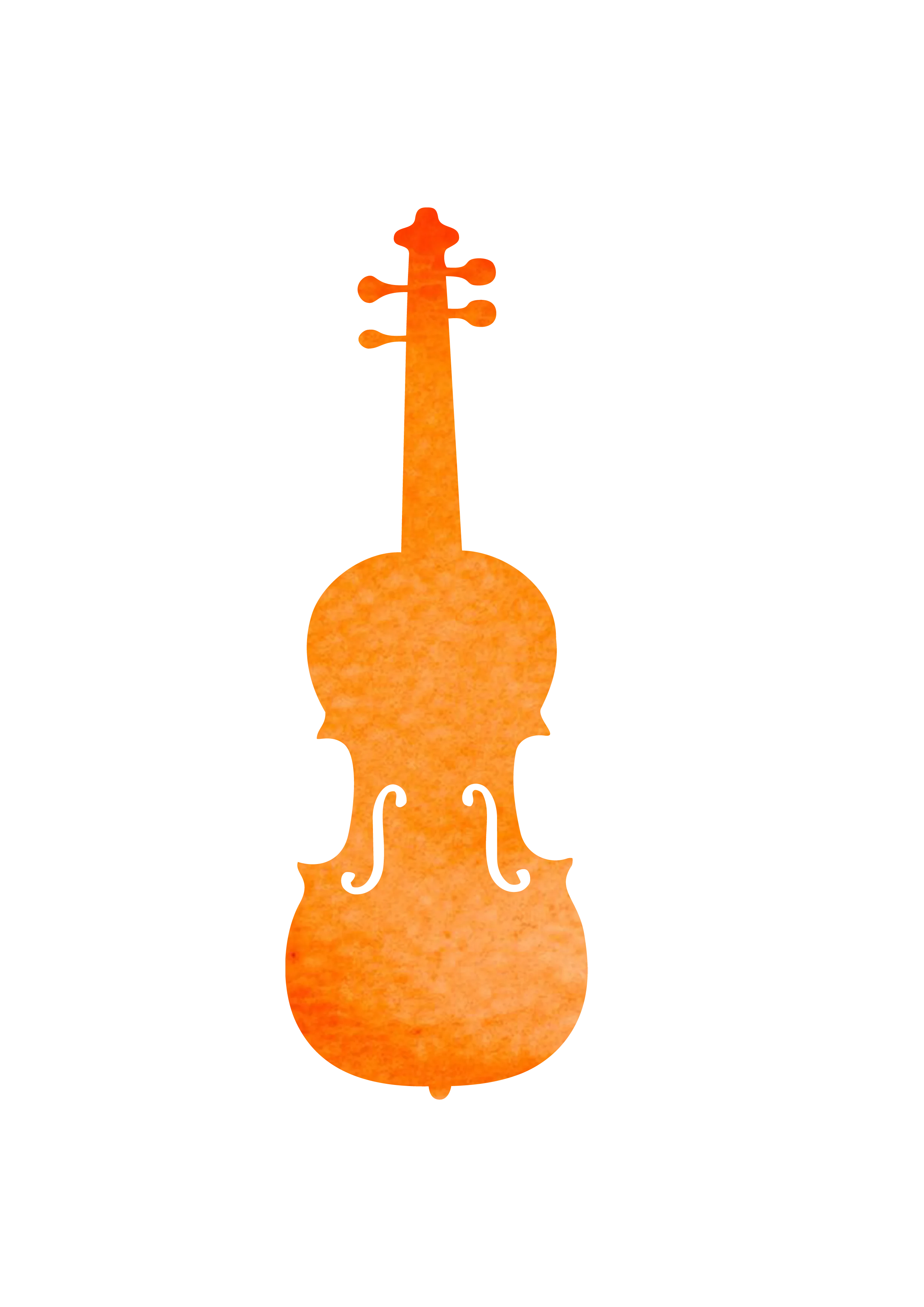 Violonchelo silueta